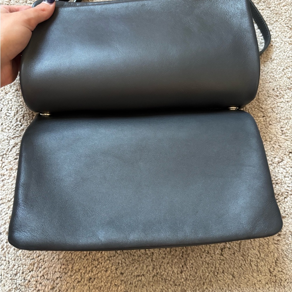 Celine Gray Leather Clutch Trio - Picture 7 of 12